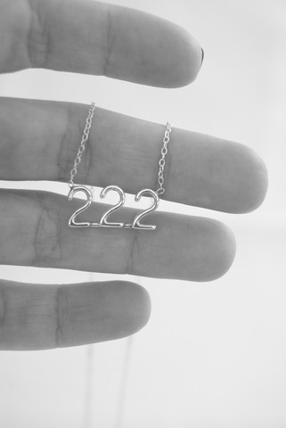 222 Number Necklace