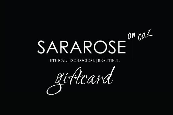 SARAROSE ON OAK Gift Card